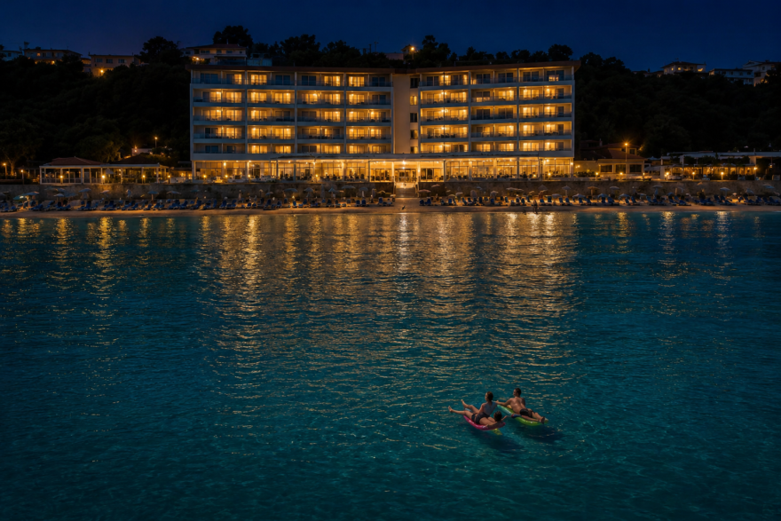 🇬🇷 ALEGE HOTEL AMMON ZEUS LUXURY BEACH DIN HALKIDIKI PENTRU VACANTA TA IN GRECIA